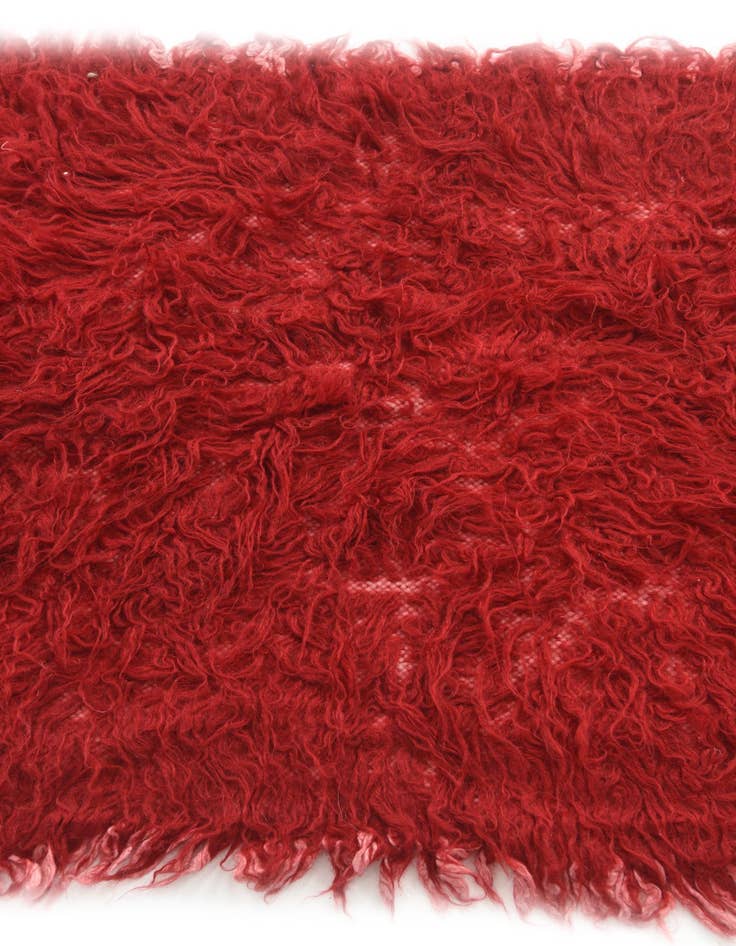 Detail image of 2' x 4' 3  Hand Knotted Moroccan Wool Runner Rug