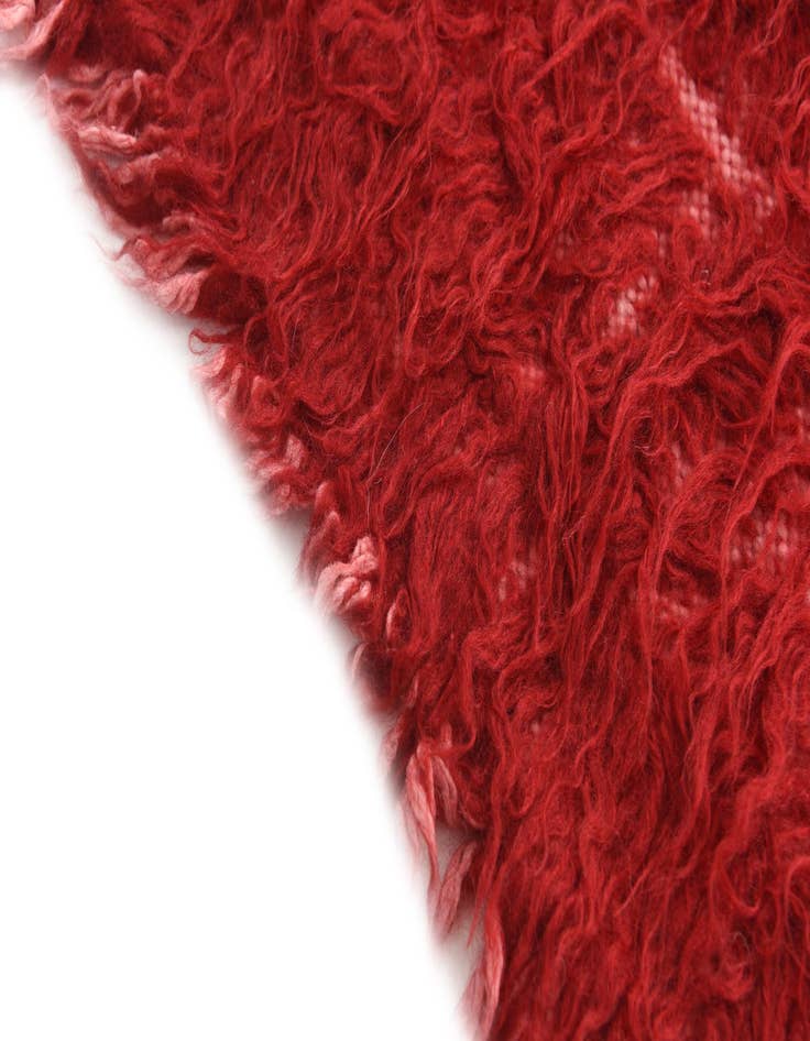 Detail image of 2' x 4' 3  Hand Knotted Moroccan Wool Runner Rug