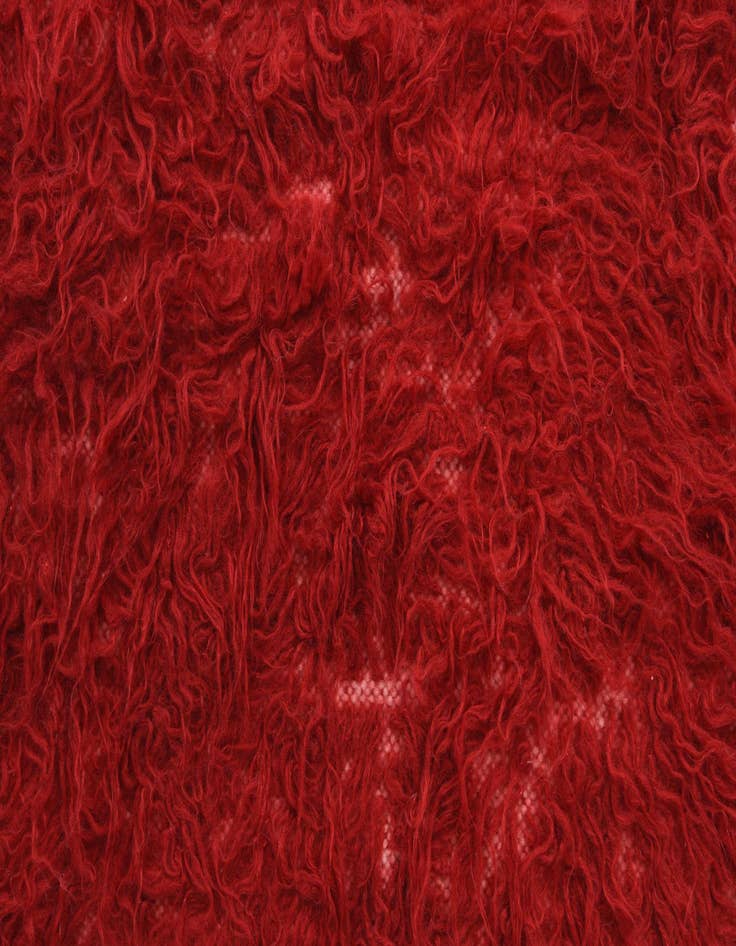 Detail image of 2' x 4' 3  Hand Knotted Moroccan Wool Runner Rug