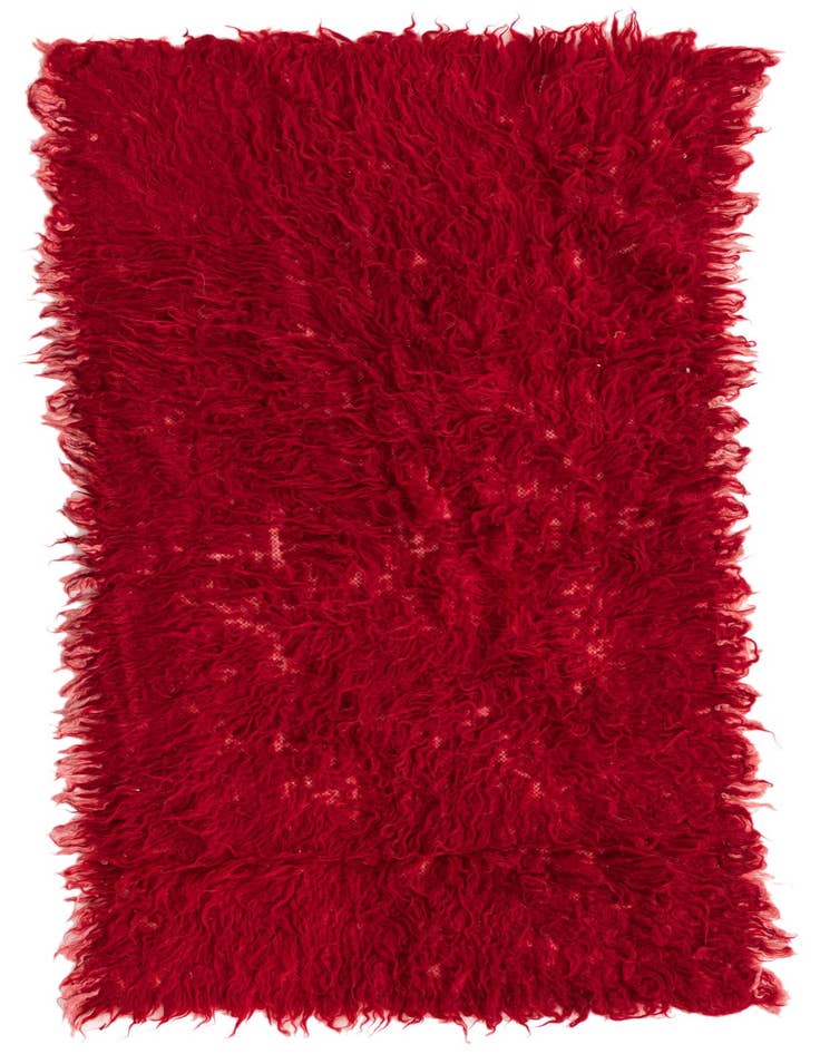 Detail image of 2' x 4' 3 Hand Knotted Moroccan Wool Runner Rug