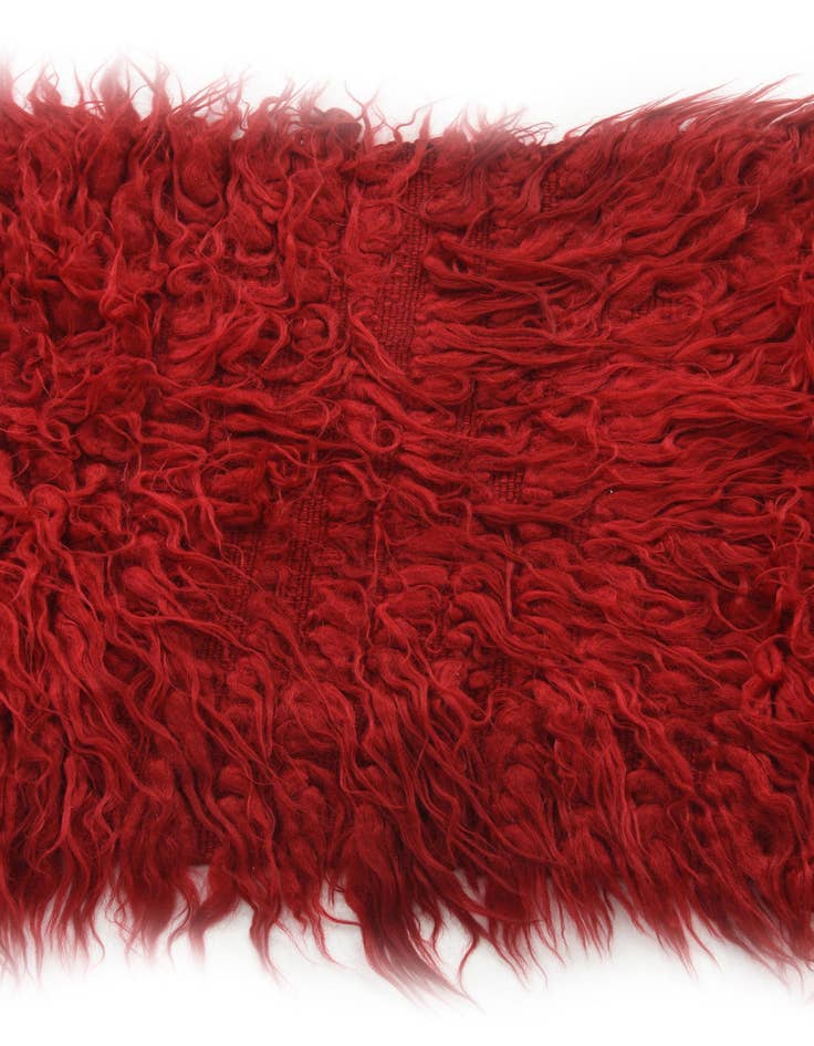 Detail image of 2' 2 x 5' 5  Hand Knotted Moroccan Wool Runner Rug