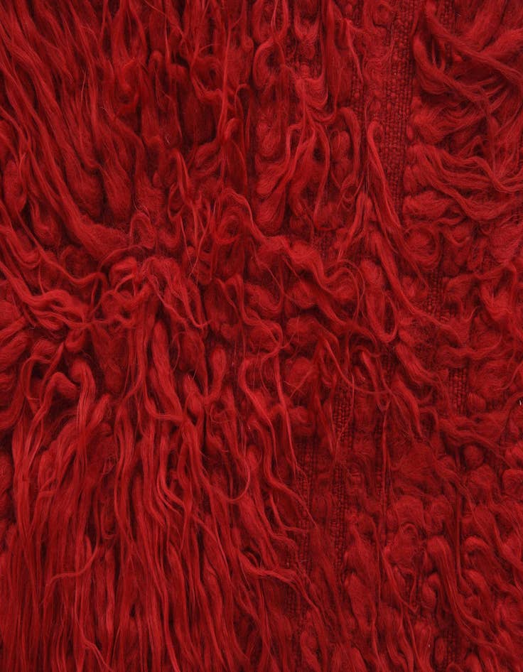 Detail image of 2' 2 x 5' 5  Hand Knotted Moroccan Wool Runner Rug