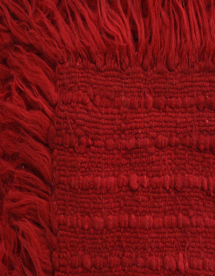 Detail image of 2' 2 x 5' 5  Hand Knotted Moroccan Wool Runner Rug