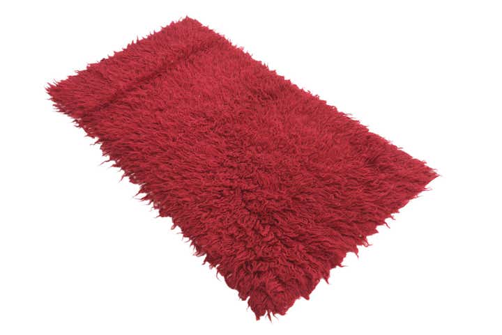 2' 3 x 4' 3 Hand Knotted Moroccan Wool Runner Rug