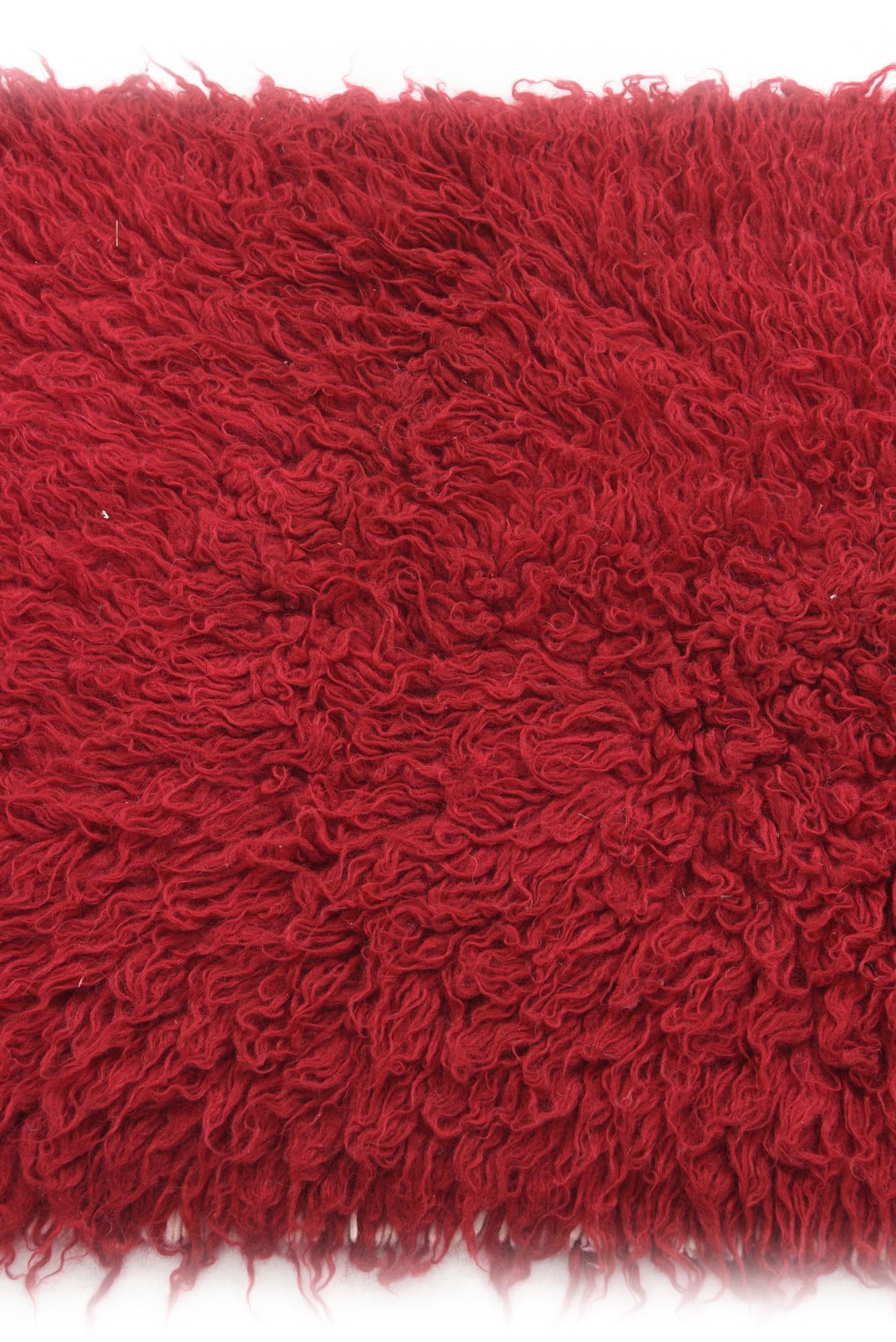 2' 3 x 4' 3 Hand Knotted Moroccan Wool Runner Rug