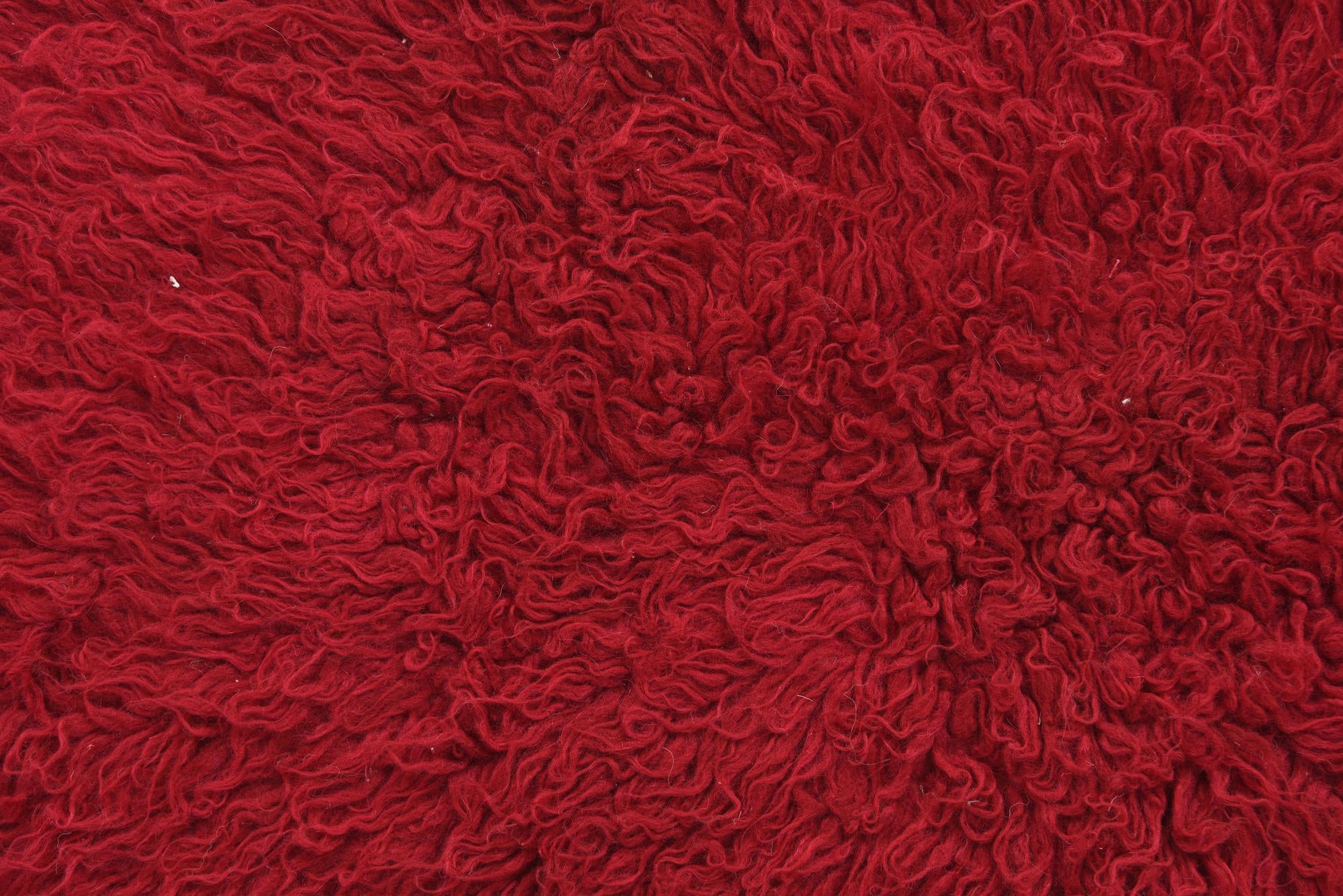 2' 3 x 4' 3 Hand Knotted Moroccan Wool Runner Rug
