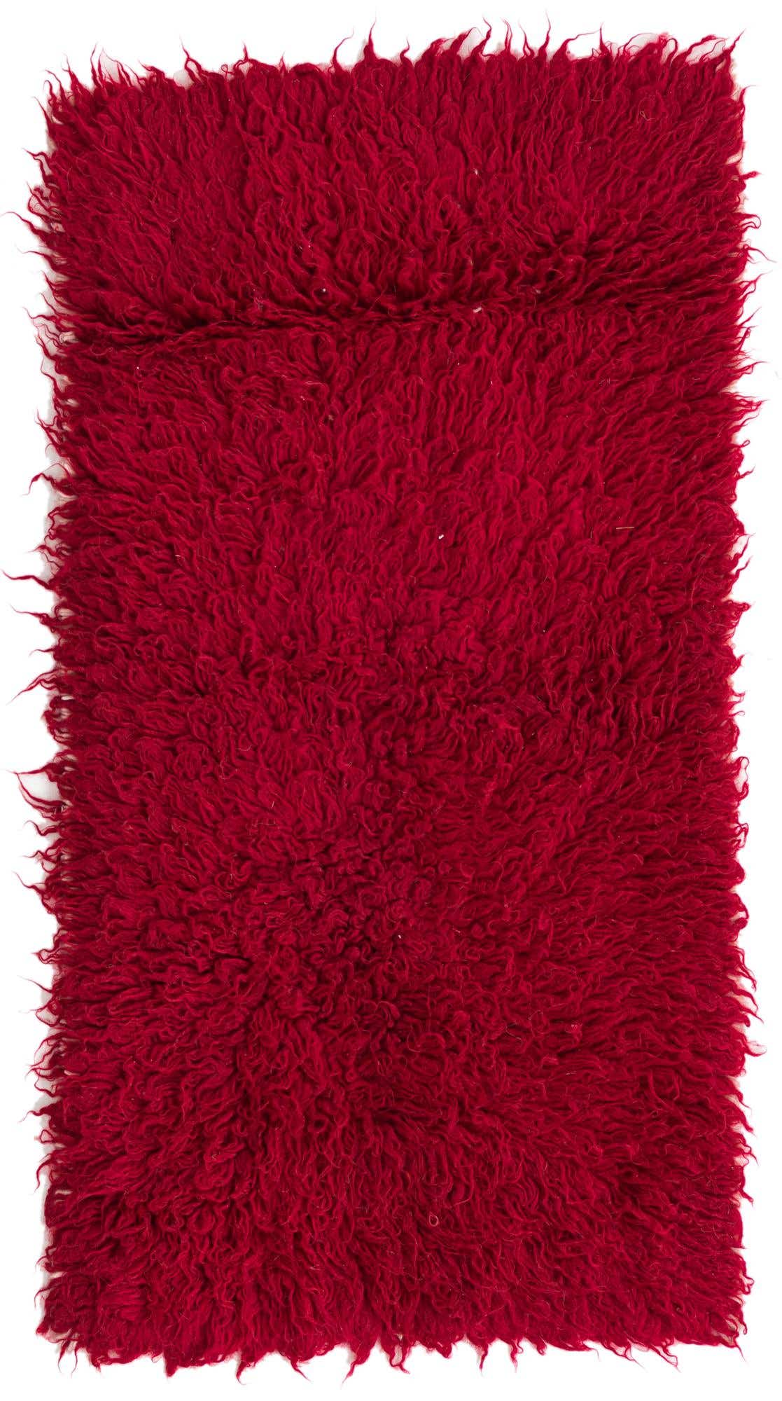 2' 3 x 4' 3 Hand Knotted Moroccan Wool Runner Rug