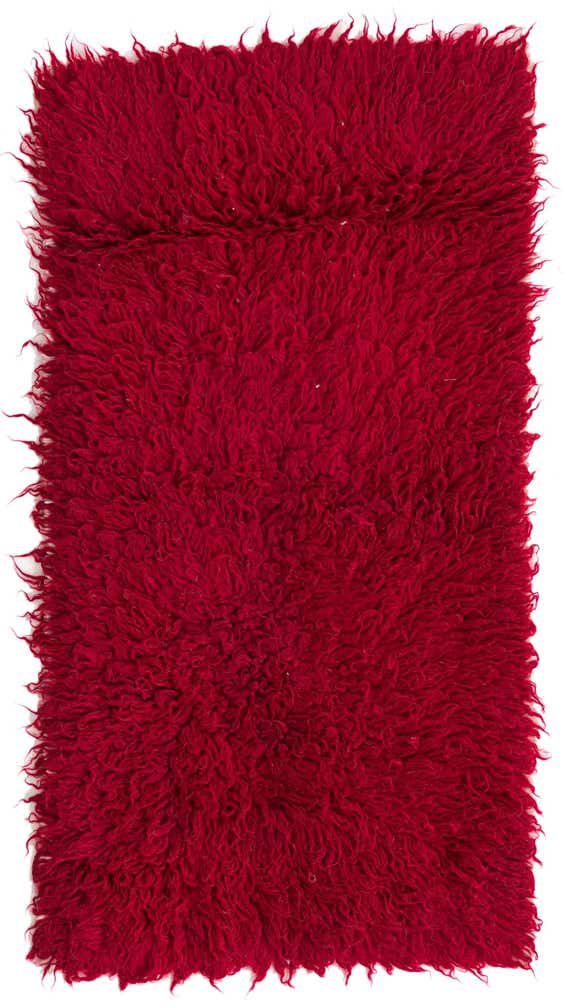 2' 3 x 4' 3 Hand Knotted Moroccan Wool Runner Rug