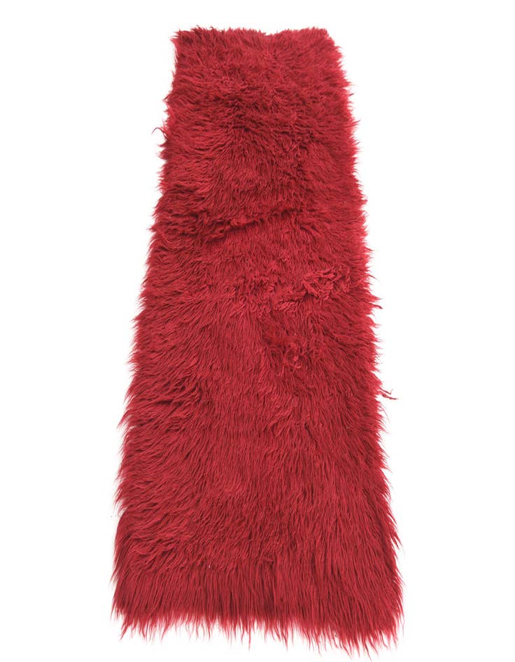 Detail image of 2' x 4' 2  Hand Knotted Moroccan Wool Runner Rug