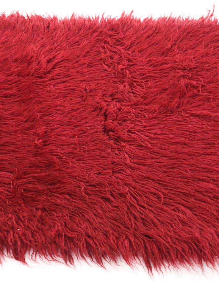 Detail image of 2' x 4' 2  Hand Knotted Moroccan Wool Runner Rug