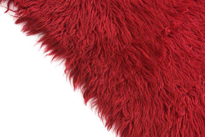 2' x 4' 2 Hand Knotted Moroccan Wool Runner Rug