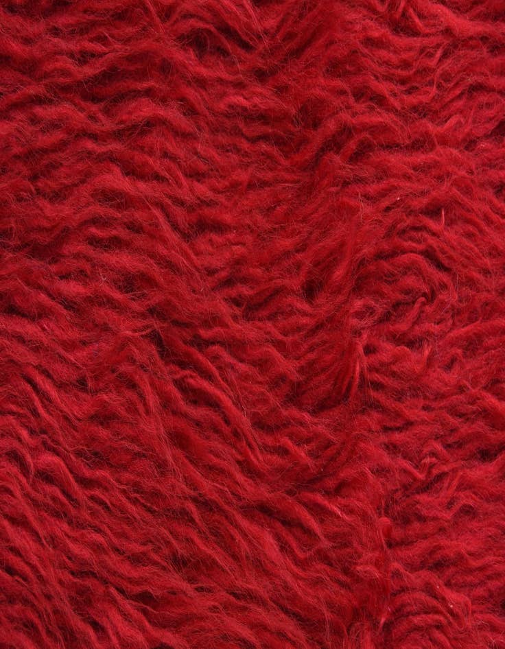 Detail image of 2' x 4' 2  Hand Knotted Moroccan Wool Runner Rug