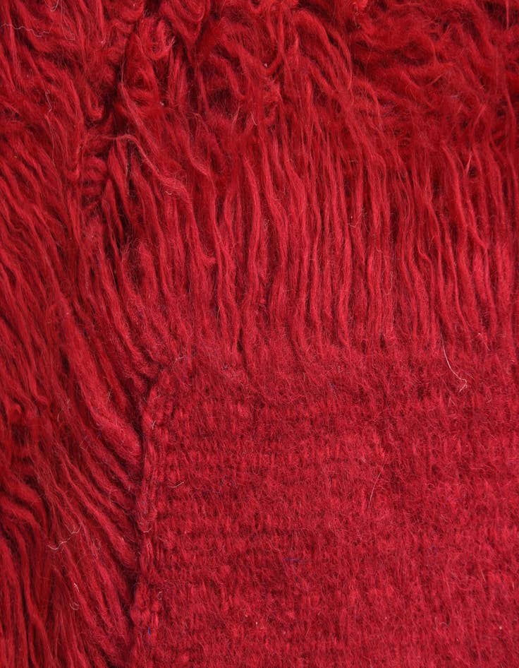 Detail image of 2' x 4' 2  Hand Knotted Moroccan Wool Runner Rug