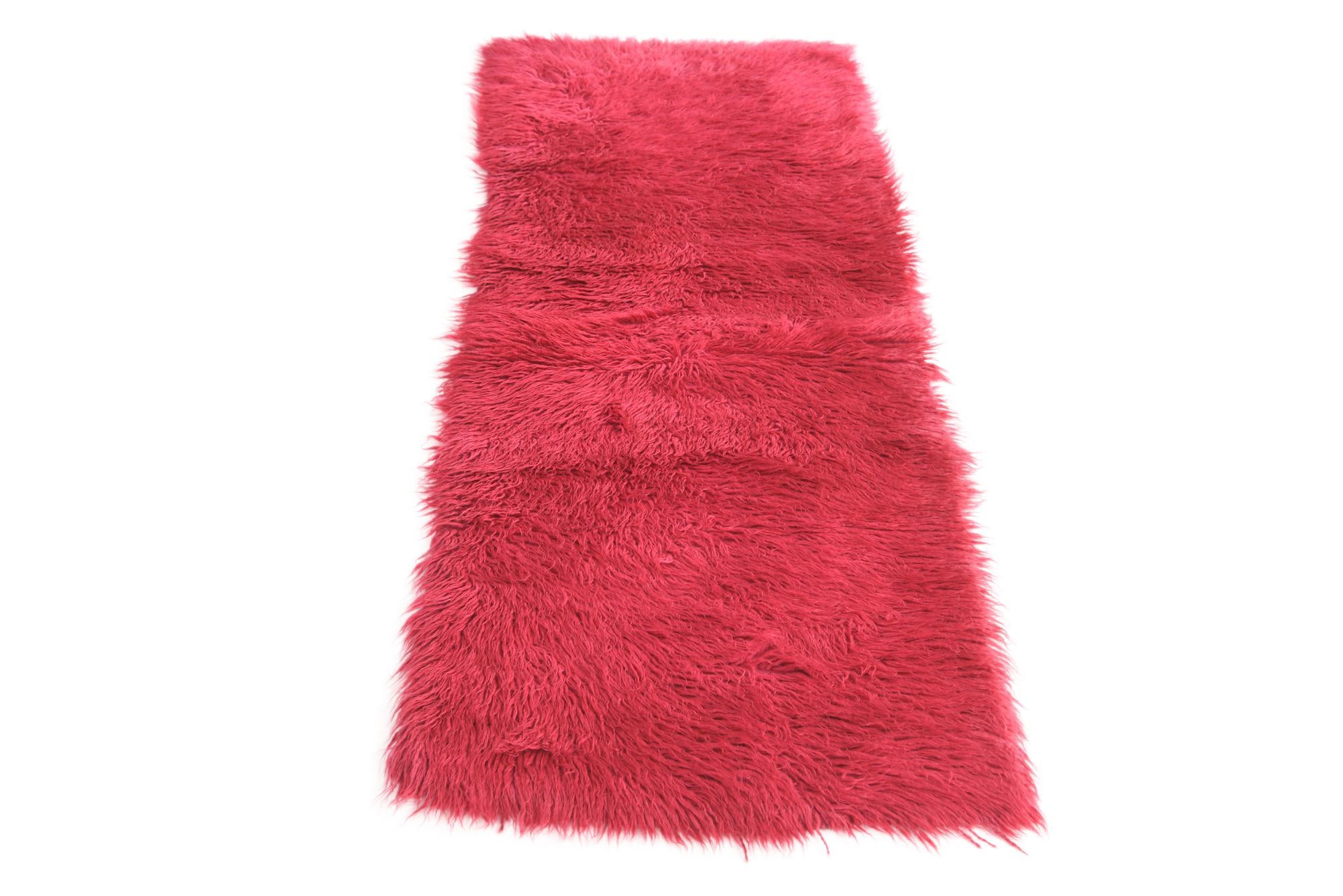 2' 2 x 5' 8 Hand Knotted Moroccan Wool Runner Rug