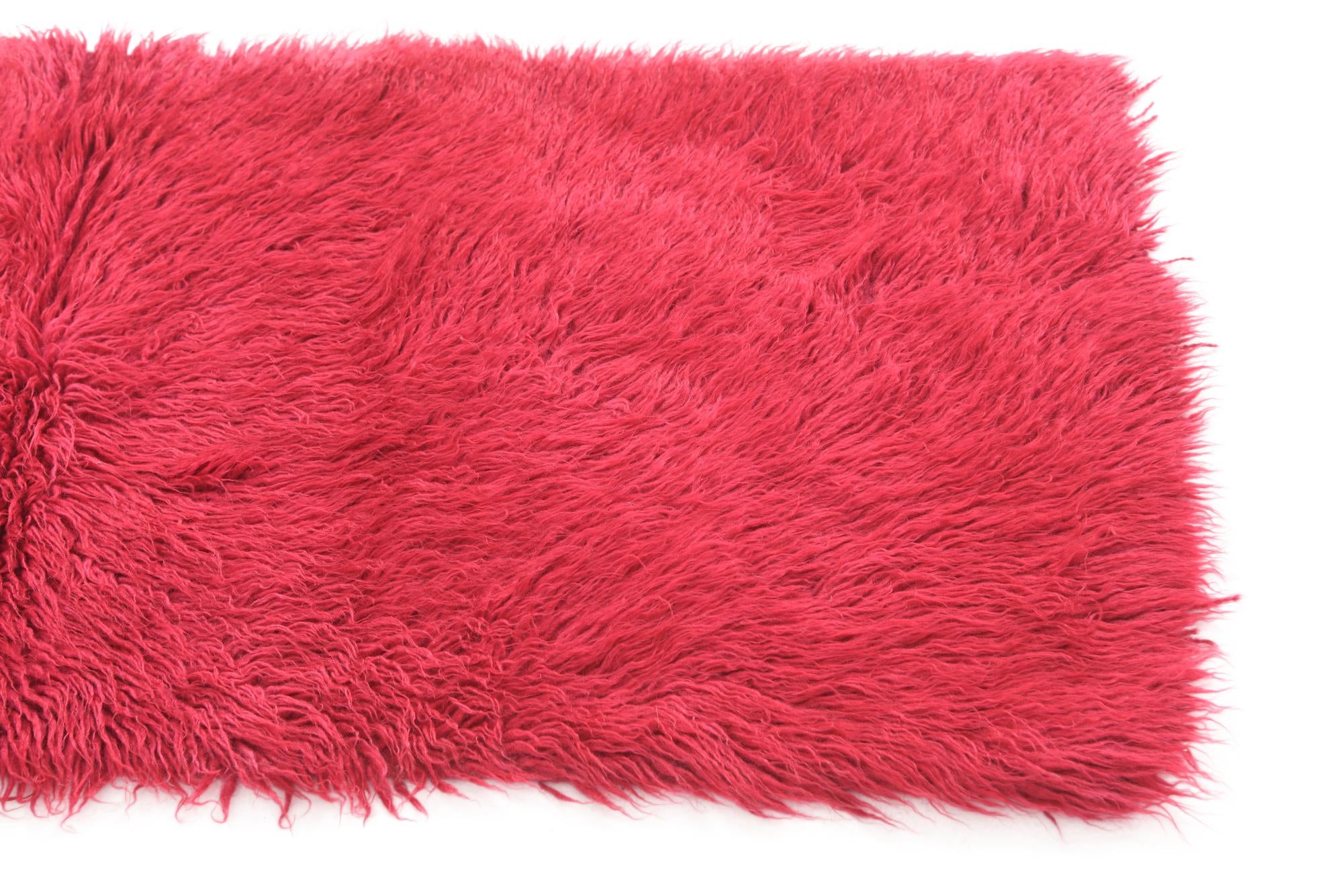 2' 2 x 5' 8 Hand Knotted Moroccan Wool Runner Rug