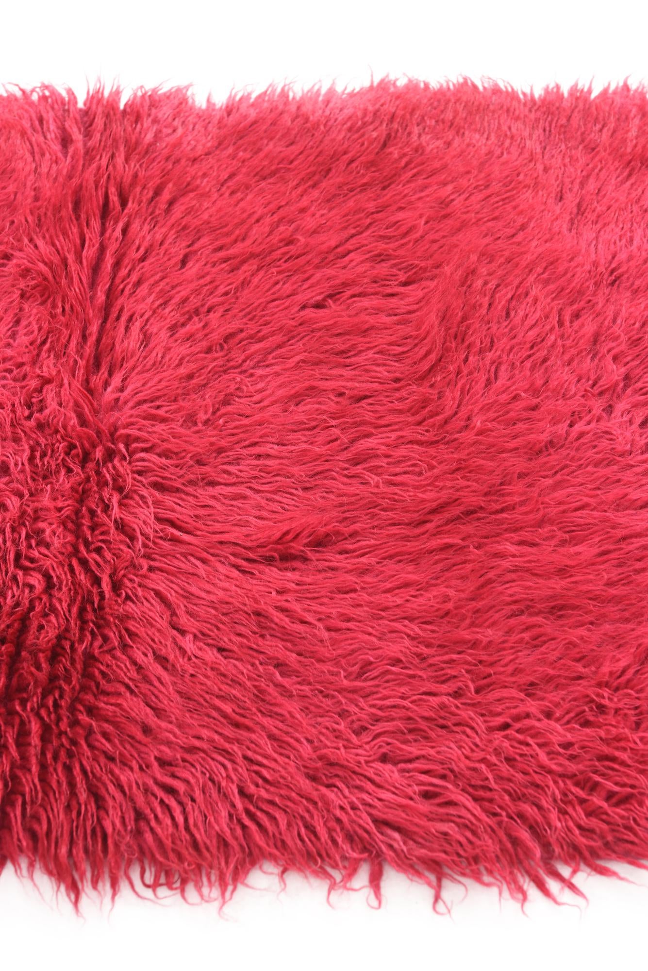 2' 2 x 5' 8 Hand Knotted Moroccan Wool Runner Rug