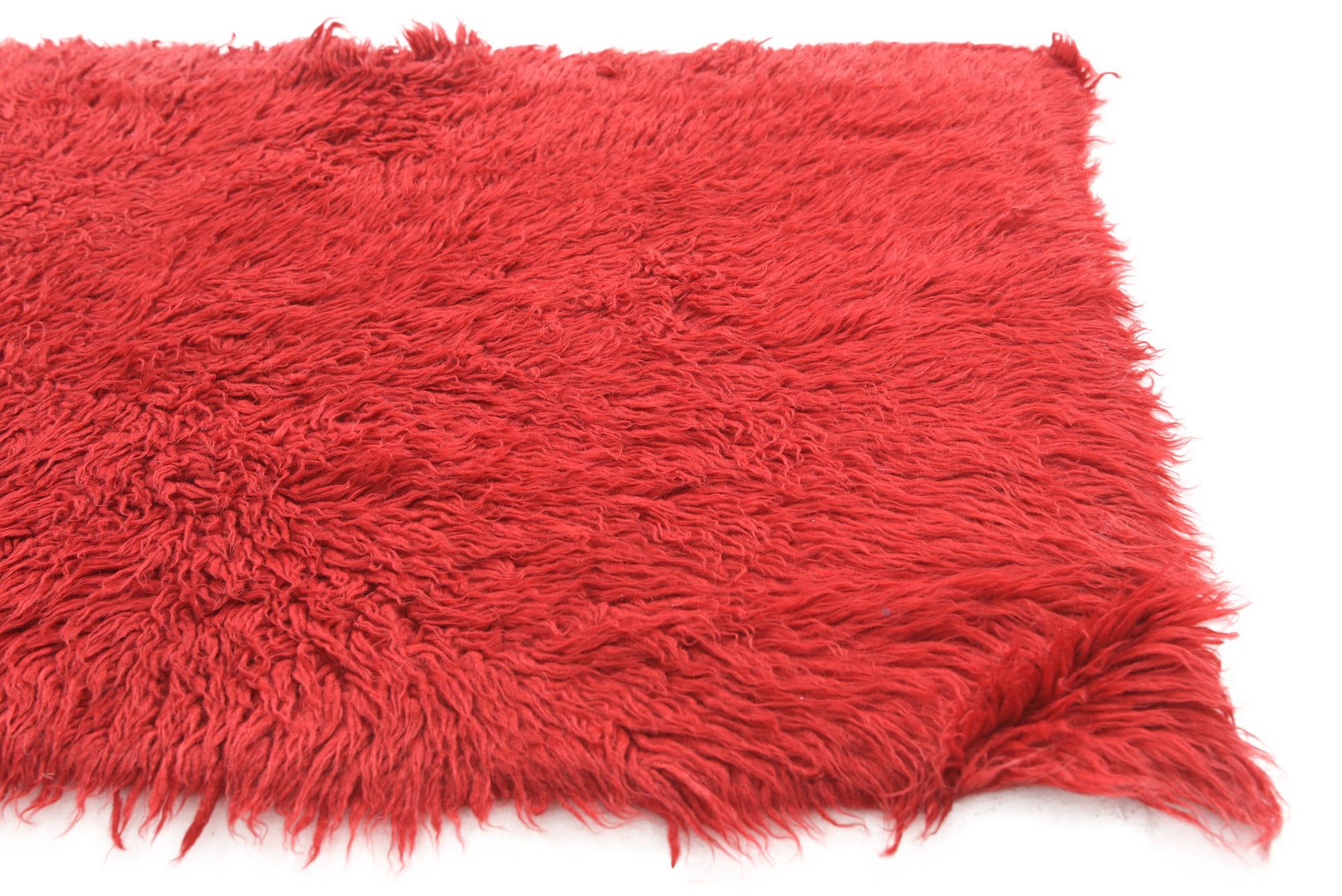 2' 3 x 4' 6 Hand Knotted Moroccan Wool Runner Rug
