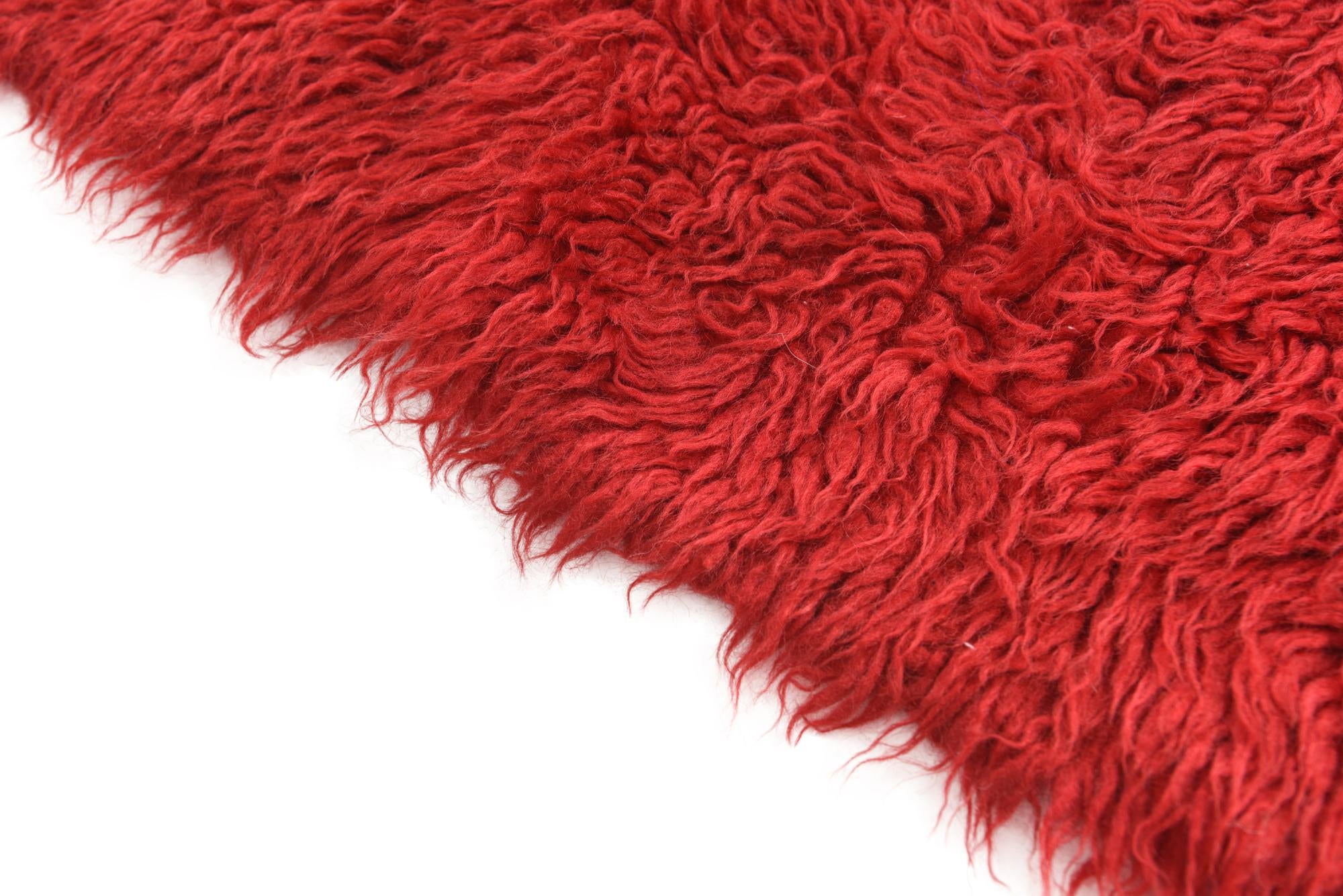 2' 3 x 4' 6 Hand Knotted Moroccan Wool Runner Rug