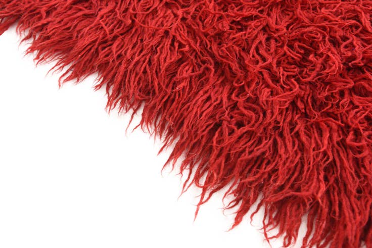 Detail image of 3' x 6' 6 Hand Knotted Moroccan Wool Runner Rug