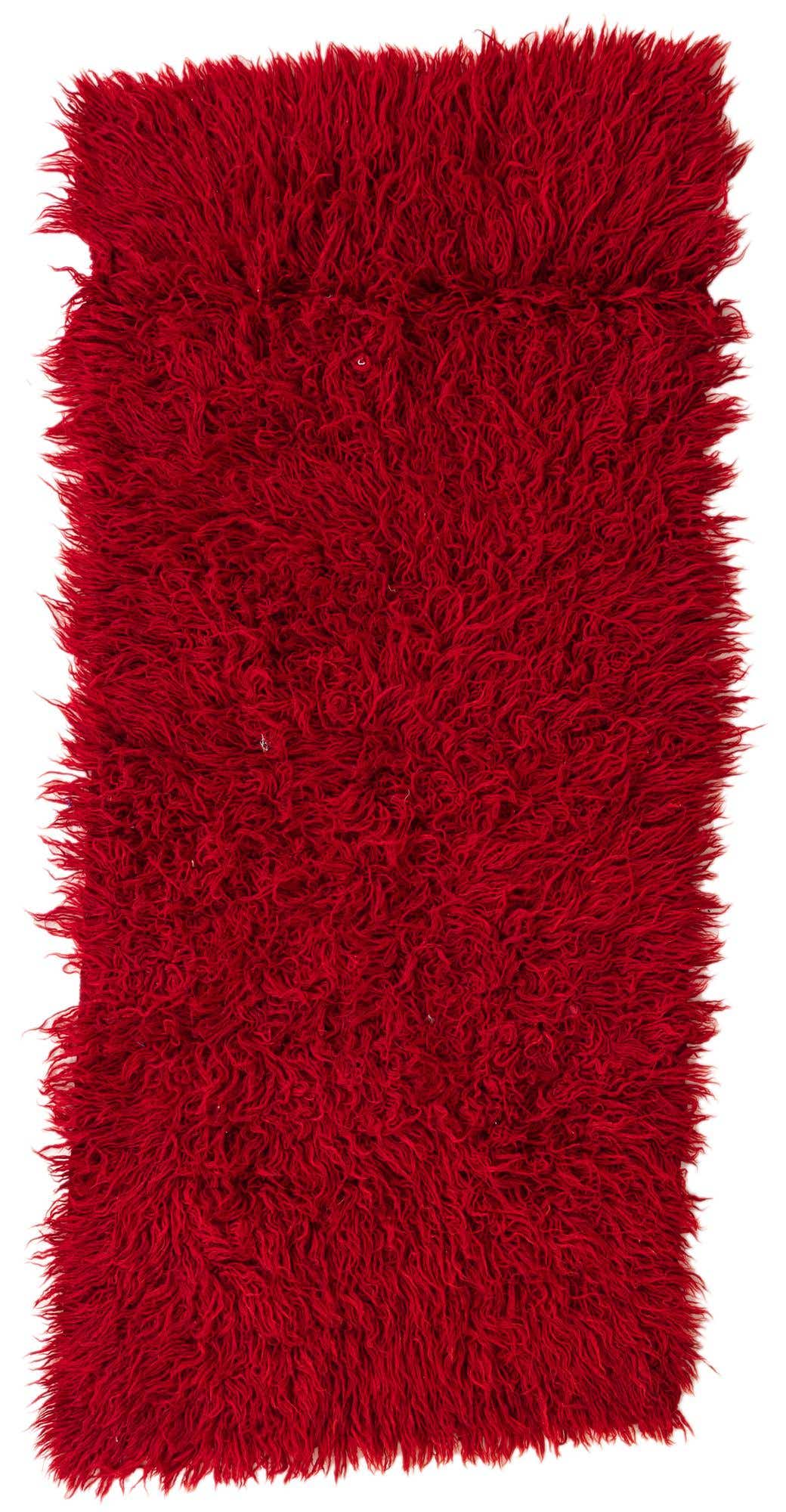 3' x 6' 6 Hand Knotted Moroccan Wool Runner Rug