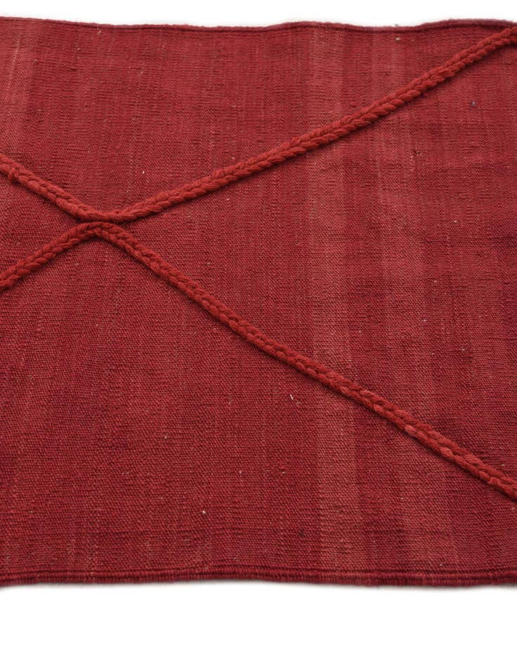 Detail image of 2' 8 x 9' 9  Hand Knotted Moroccan Wool Runner Rug