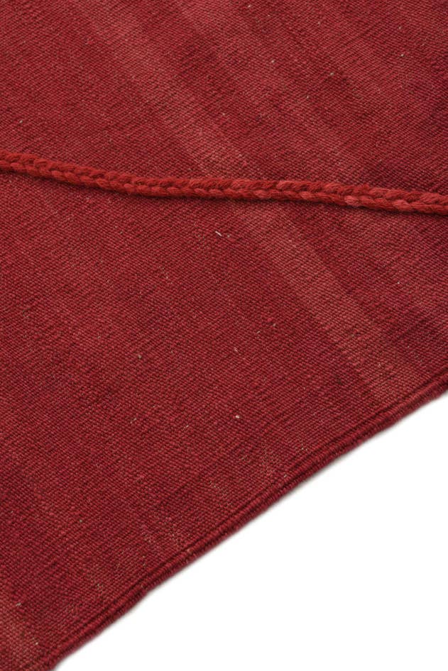 Detail image of 2' 8 x 9' 9 Hand Knotted Moroccan Wool Runner Rug