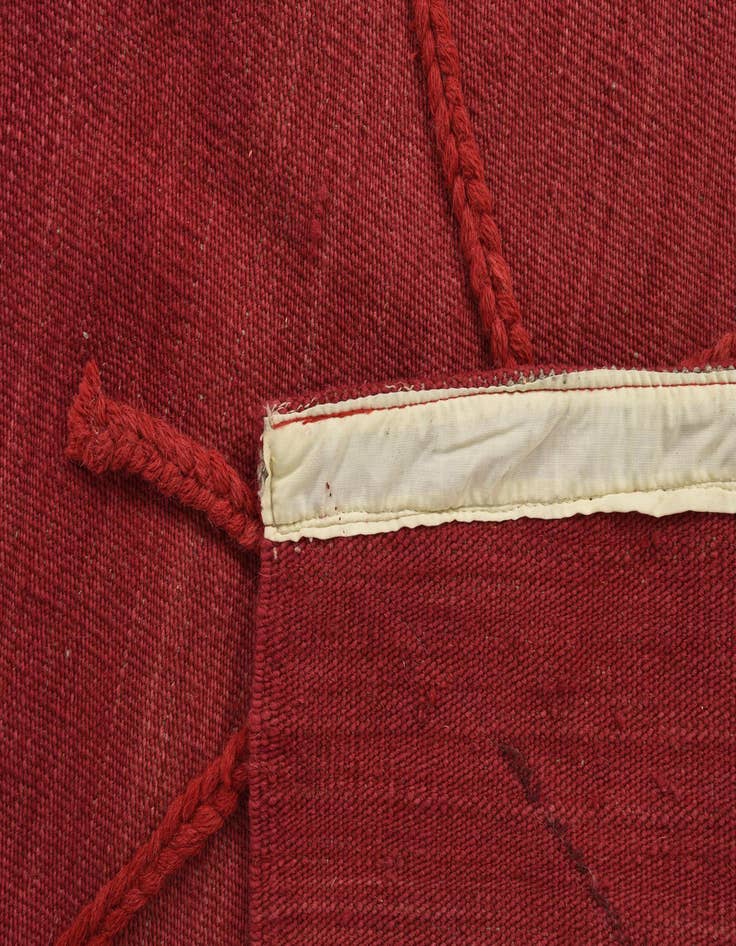 Detail image of 2' 8 x 9' 9  Hand Knotted Moroccan Wool Runner Rug