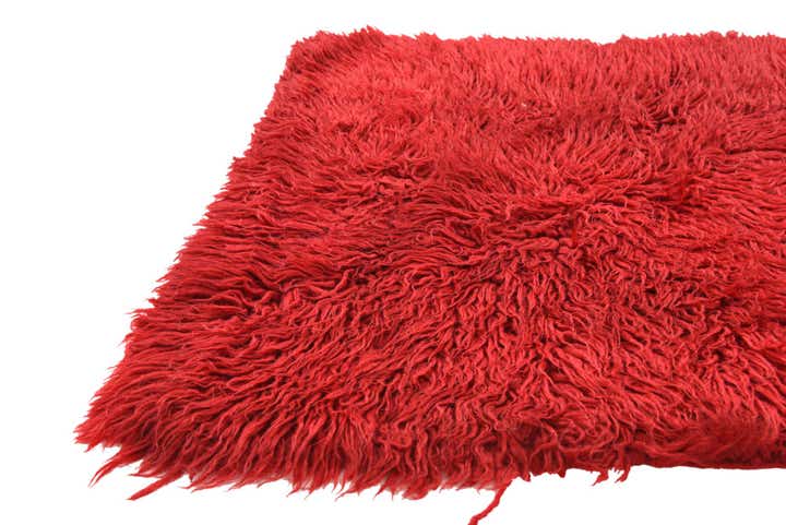 2' x 4' Hand Knotted Moroccan Wool Runner Rug