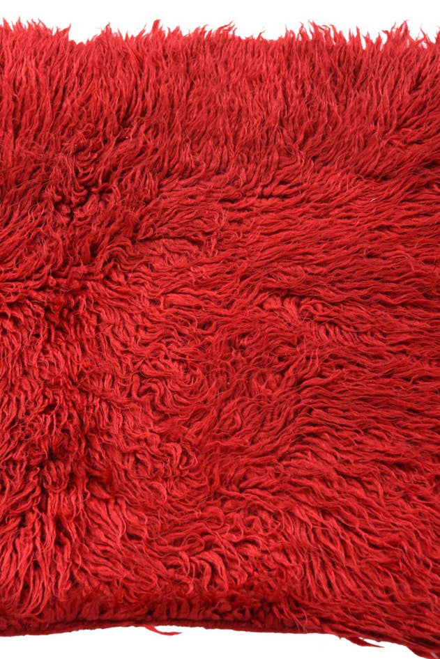 Detail image of 2' x 4' Hand Knotted Moroccan Wool Runner Rug