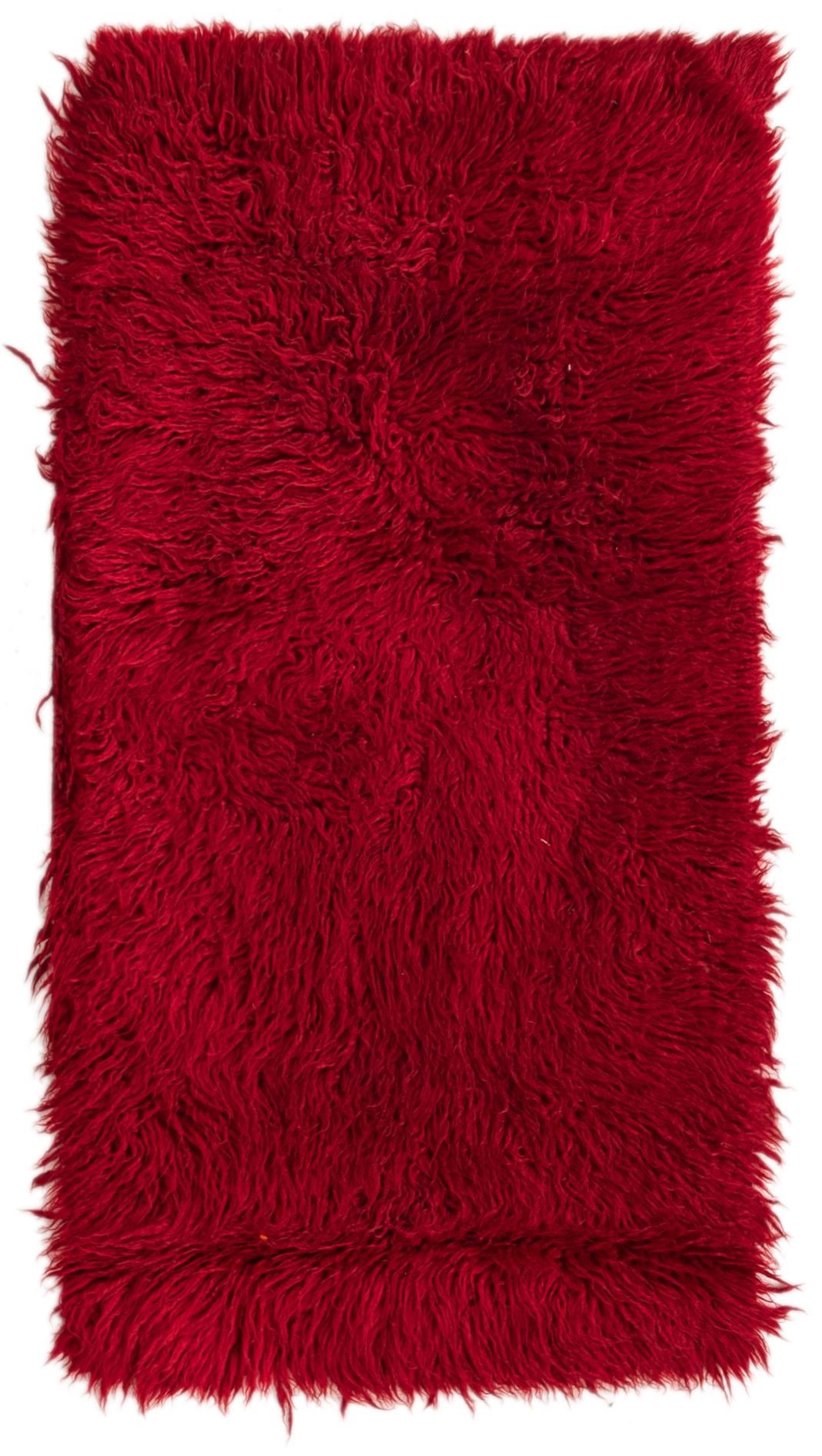 2' x 4' Hand Knotted Moroccan Wool Runner Rug