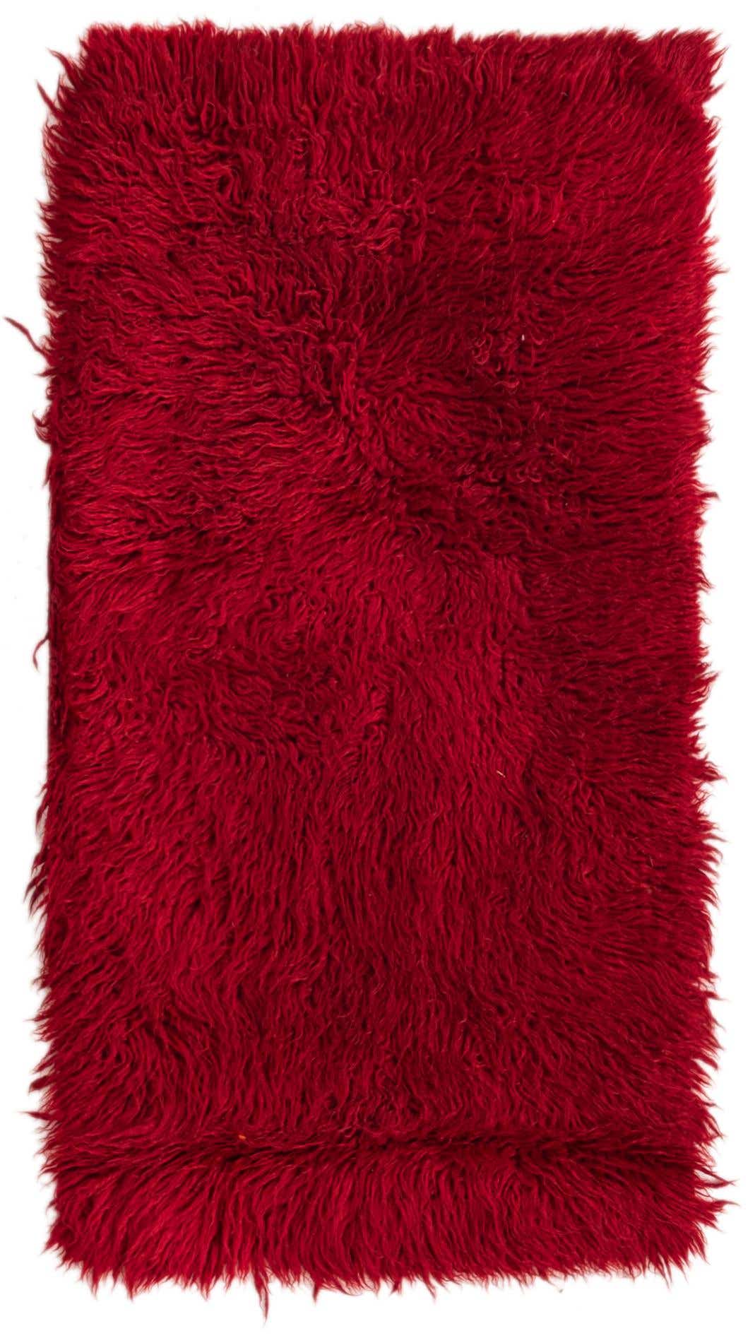 2' x 4' Hand Knotted Moroccan Wool Runner Rug