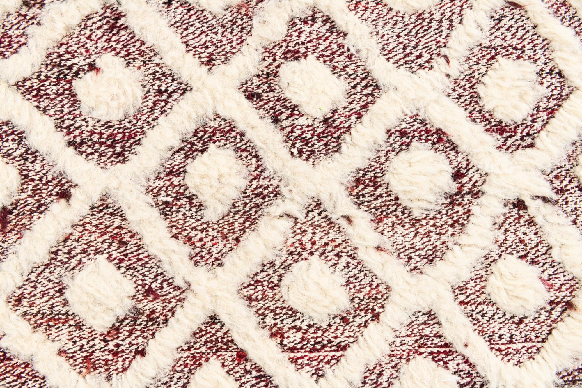 2' 5 x 8' 5 Hand Knotted Moroccan Wool Runner Rug