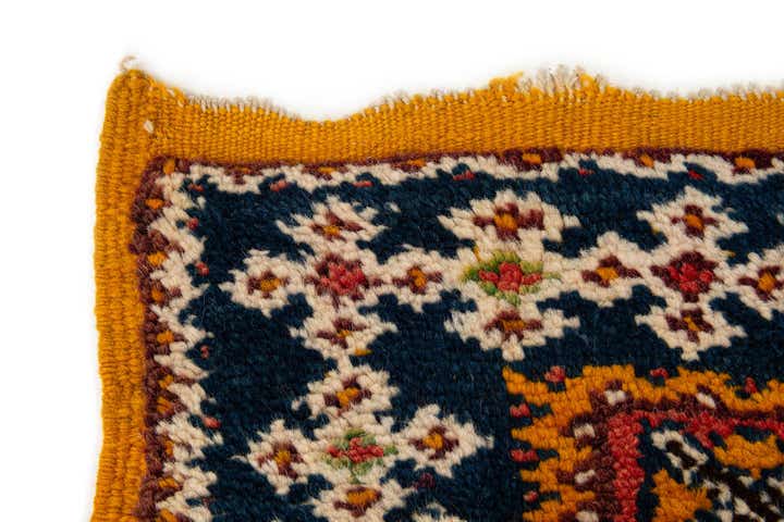 3' 8 x 17' Hand Knotted Moroccan Wool Runner Rug