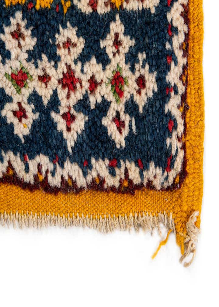 3' 8 x 17' Hand Knotted Moroccan Wool Runner Rug