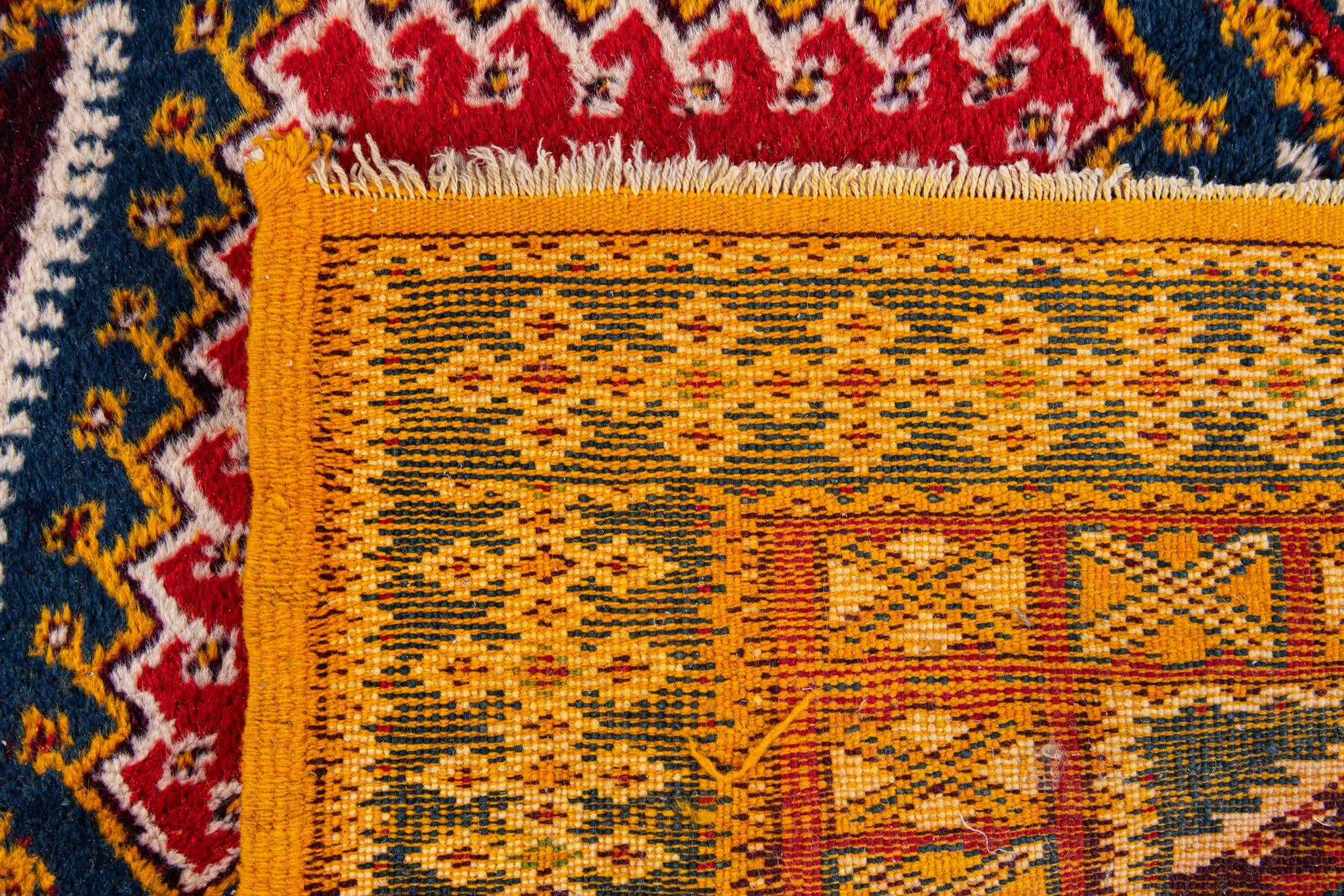 3' 8 x 17' Hand Knotted Moroccan Wool Runner Rug