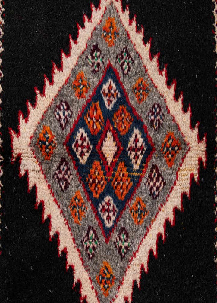 3' 8 x 17' Hand Knotted Moroccan Wool Runner Rug