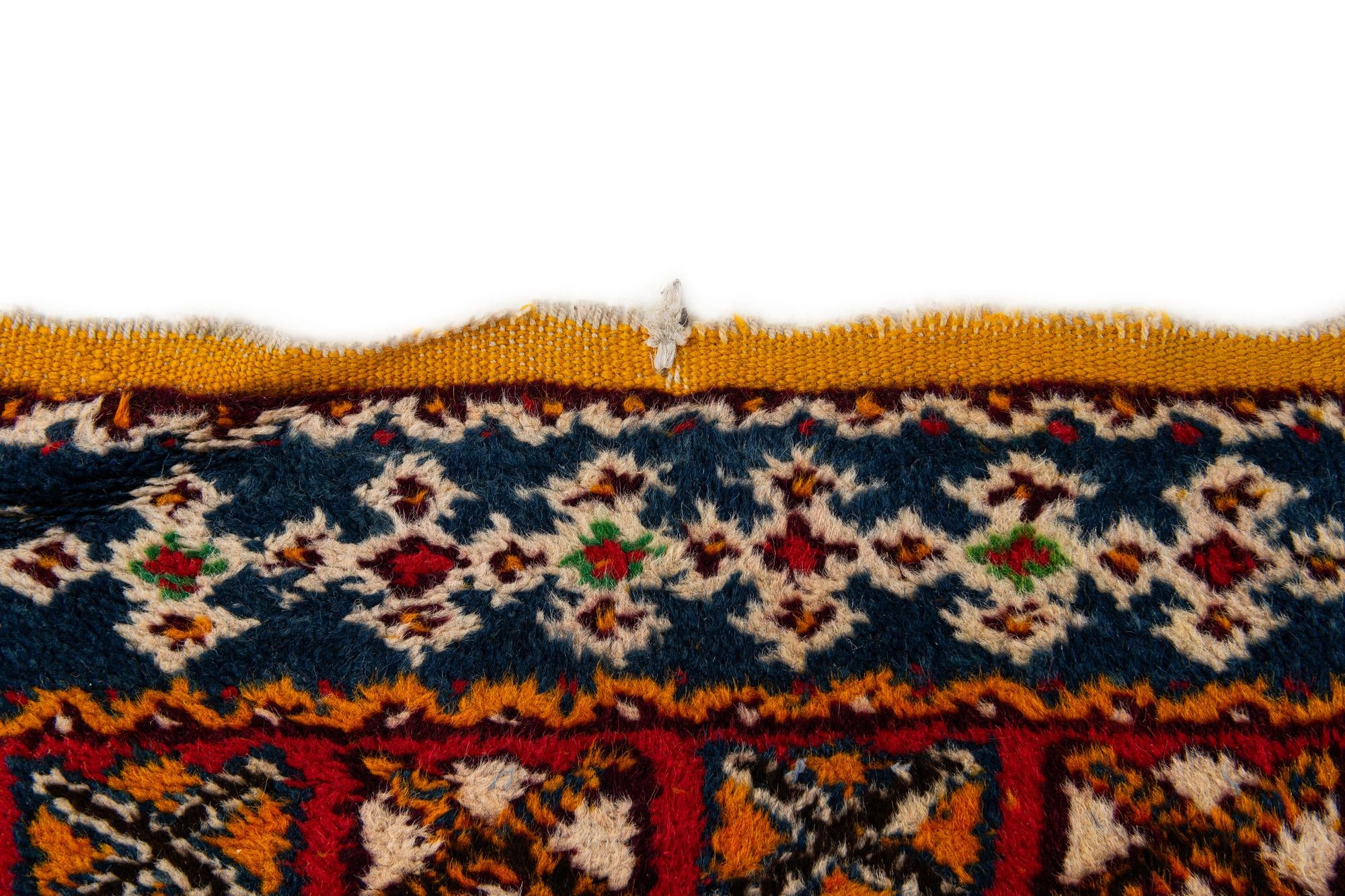 3' 8 x 17' Hand Knotted Moroccan Wool Runner Rug