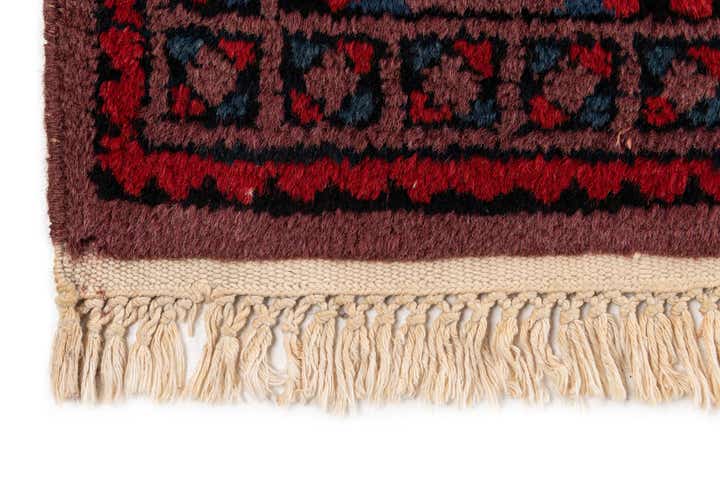 4' 8 x 9' 9 Hand Knotted Moroccan Wool Runner Rug