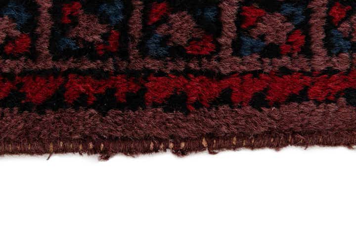 4' 8 x 9' 9 Hand Knotted Moroccan Wool Runner Rug