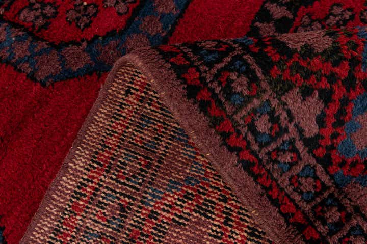 4' 8 x 9' 9 Hand Knotted Moroccan Wool Runner Rug