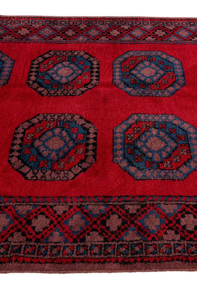 4' 8 x 9' 9 Hand Knotted Moroccan Wool Runner Rug