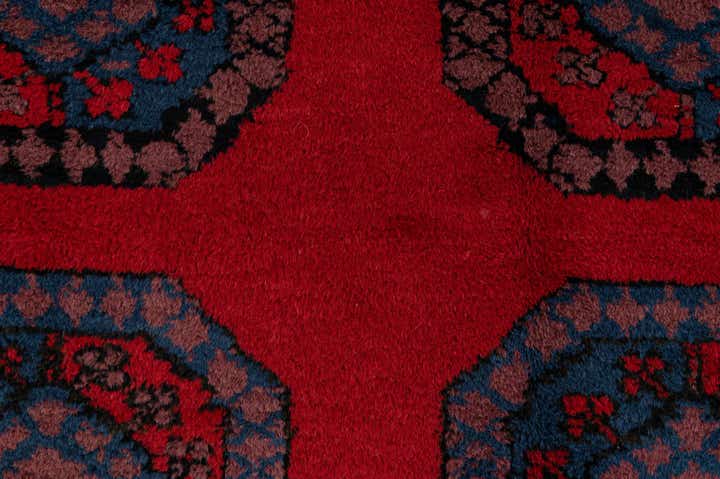 4' 8 x 9' 9 Hand Knotted Moroccan Wool Runner Rug