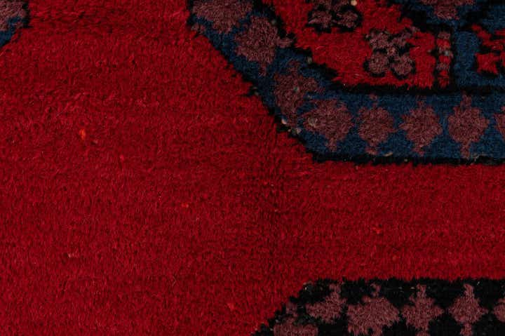 4' 8 x 9' 9 Hand Knotted Moroccan Wool Runner Rug