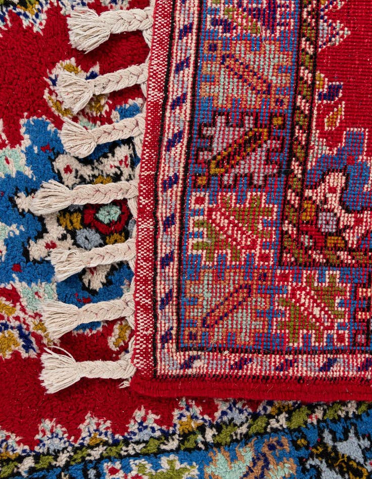 Detail image of 2' 8 x 10' 1  Hand Knotted Moroccan Wool Runner Rug