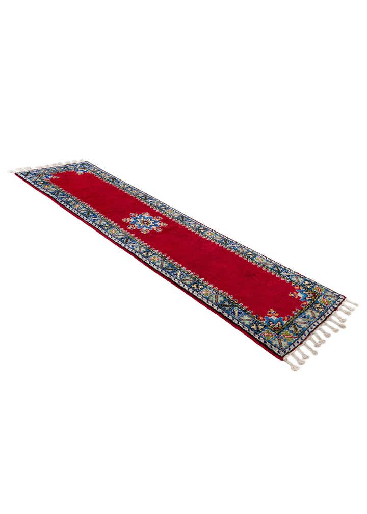 2' 8 x 10' 1 Hand Knotted Moroccan Wool Runner Rug