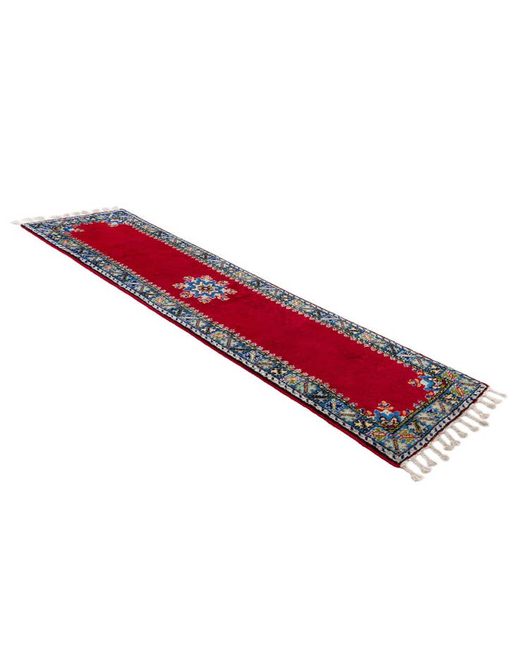 Detail image of 2' 8 x 10' 1 Hand Knotted Moroccan Wool Runner Rug