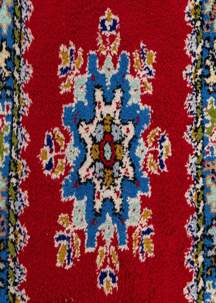 2' 8 x 10' 1 Hand Knotted Moroccan Wool Runner Rug