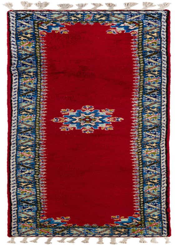 2' 8 x 10' 1 Hand Knotted Moroccan Wool Runner Rug