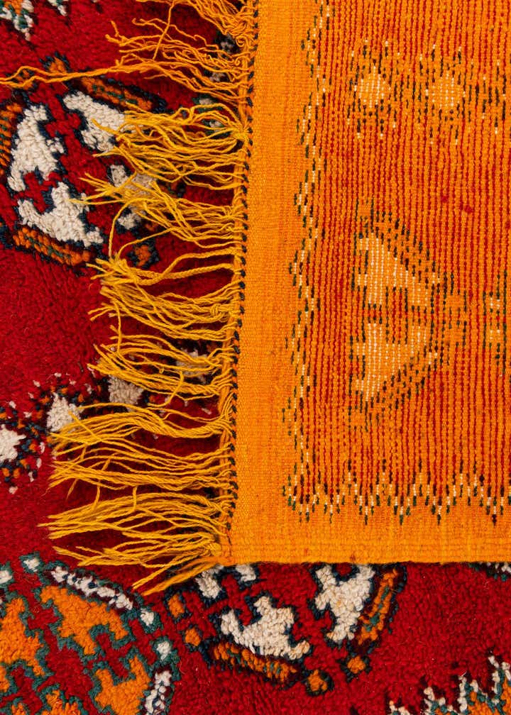 2' 5 x 5' 6 Hand Knotted Moroccan Wool Runner Rug