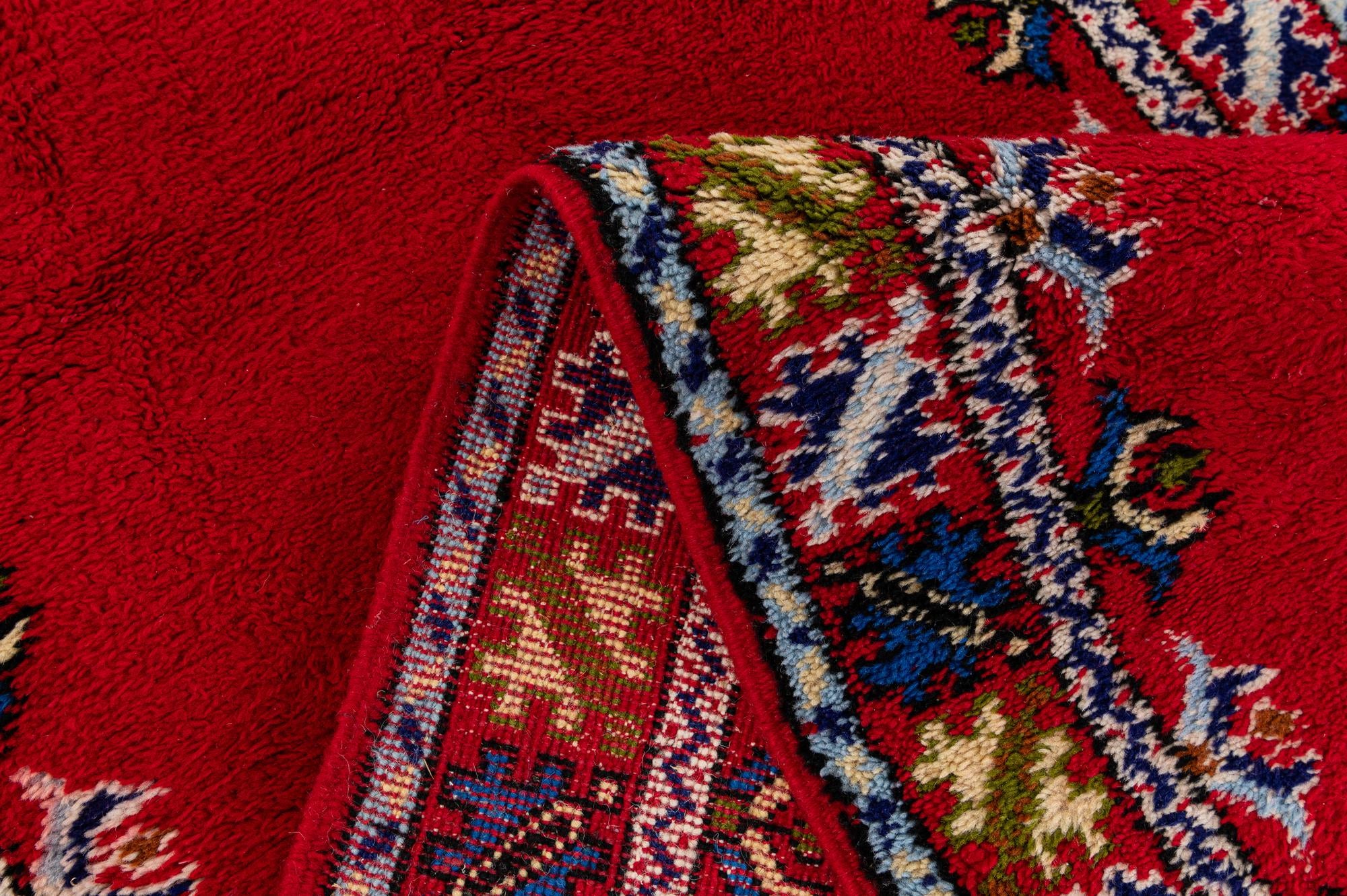 2' 10 x 9' 6 Hand Knotted Moroccan Wool Runner Rug